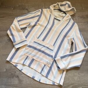 ROXY GIRL Striped Hooded Sweater-Size XL